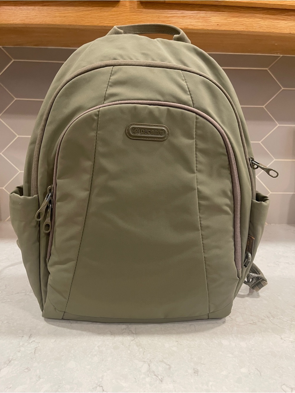Pacsafe 350 GII Olive Green Anti-Theft RFID Safe Backpack Travel